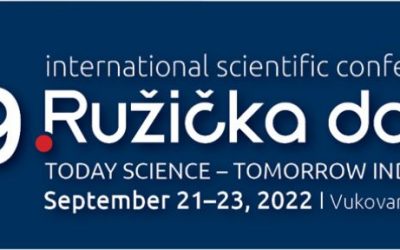 19th Ružička Days, September 21–23, 2022, Vukovar, Croatia (I. circular)