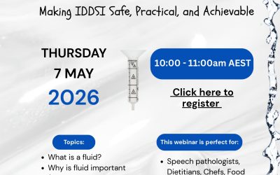 IDDSI WEBINAR: From Broth to Froth (And everything in between)